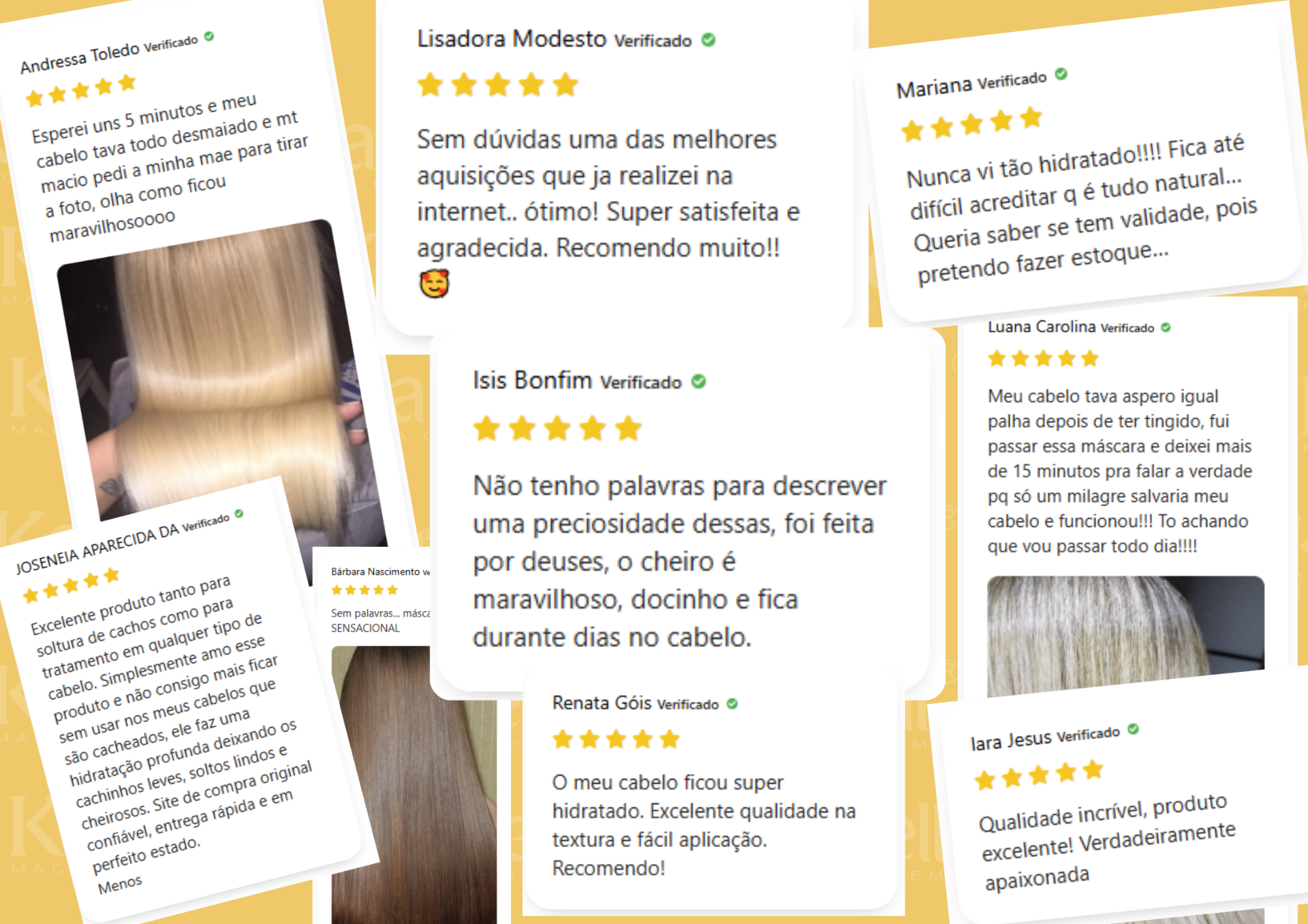 Depoimentos verificados de clientes Karseell